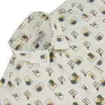 Mens Premium Cotton Floral Print Short Sleeve Shirt (M to 2xl)