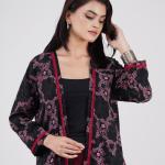 Long koti premium quality V-neck ready stock short quantity